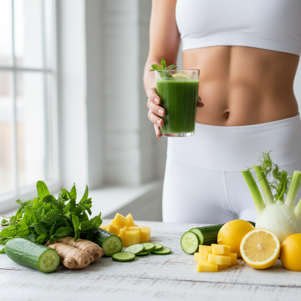 Détox Ventre Plat - Programme Anti-Ballonnement 7 Jours