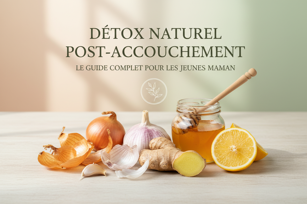 Détox Post-Partum Naturelle - Guide Complet Perte de Poids Après Accouchement